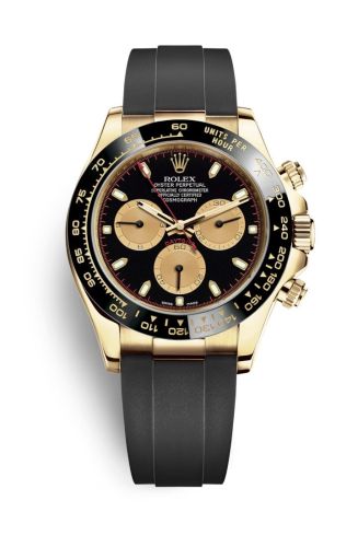 Rolex Cosmograph Daytona Yellow Gold / Cerachrom / Black / Oysterflex (116518LN-0047) · illustrated reference 116518LN-0047