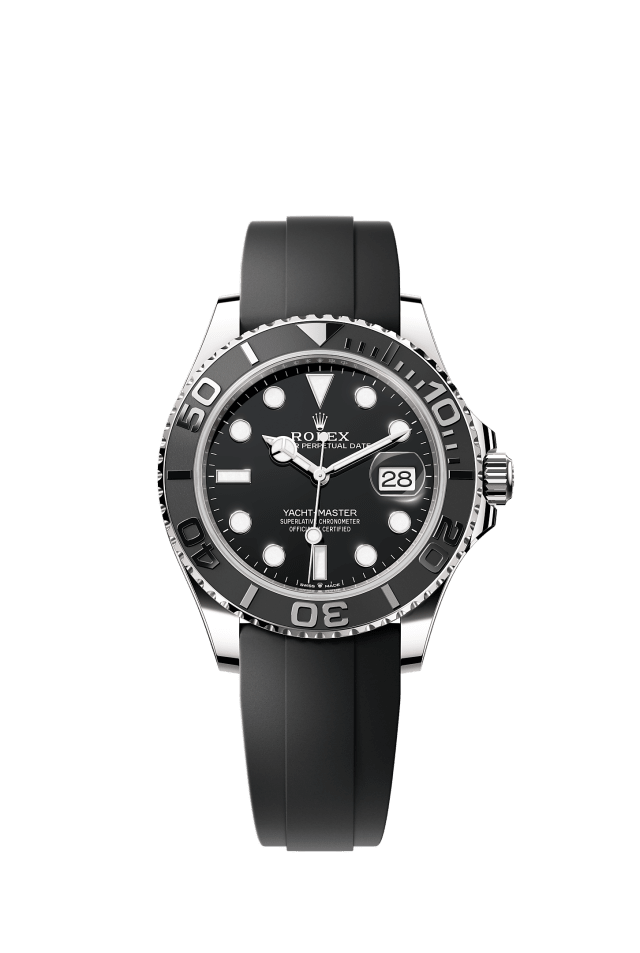 Yacht-Master 42, Oyster, 42 mm, white gold, Dial : Black, Rolex · illustrated reference 226659-0002