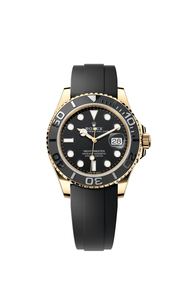 Yacht-Master 42, Oyster, 42 mm, yellow gold, Dial : Black, Rolex · illustrated reference 226658-0001