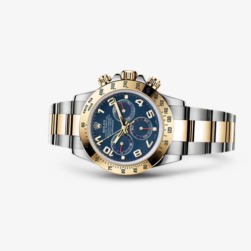 Rolex Daytona Rolesor Blue Racing (116523-0045) · illustrated reference 116523-0045