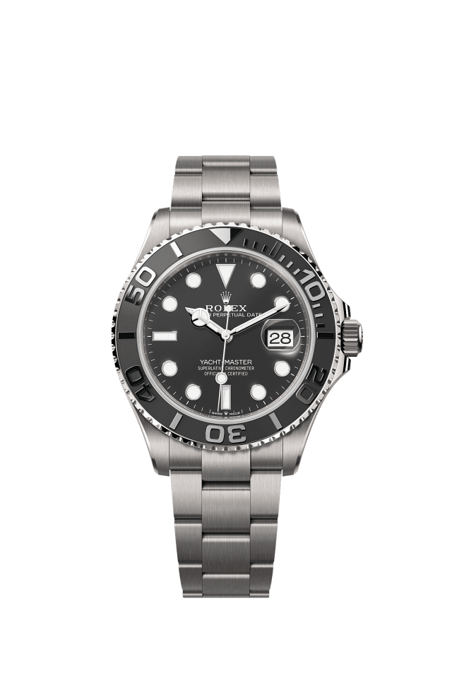 Yacht-Master 42, Oyster, 42 mm, RLX titanium, Dial : Intense black, Rolex