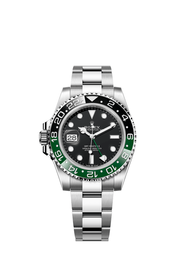 GMT-Master II, Oyster, 40 mm, Oystersteel, Dial : Black, Rolex · illustrated reference 126720VTNR-0001