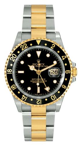 Rolex GMT-Master II Two Tone / Black (16713) · illustrated reference 16713