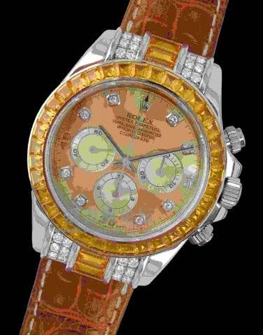 Rolex Daytona White Gold Sapphire Strap (16559saco) · illustrated reference 16559saco