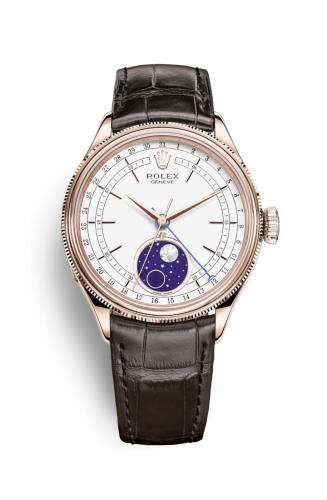 Rolex Cellini Moonphase Everose / White / Alligator (50535-0002) · illustrated reference 50535-0002