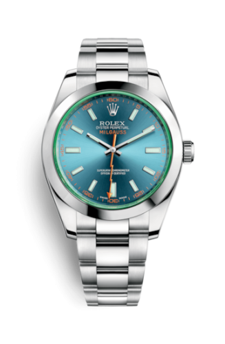 Rolex Milgauss GV Stainless Steel / Z-Blue (116400GV-0002) · illustrated reference 116400GV-0002