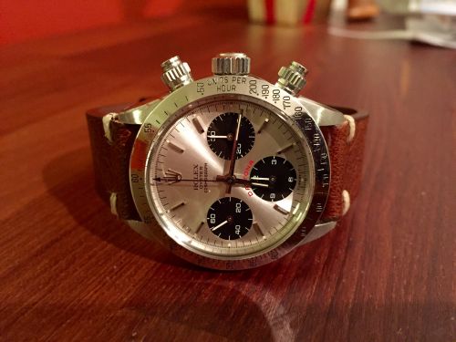 Rolex Daytona 6265 Stainless Steel / Silver / Big Red (6265-001) · illustrated reference 6265-001