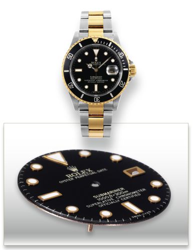Rolex Submariner Date 16613 Onyx (16613 Onyx) · illustrated reference 16613 Onyx